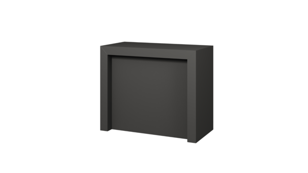 Toonbank Rebelor 120 cm - matzwart