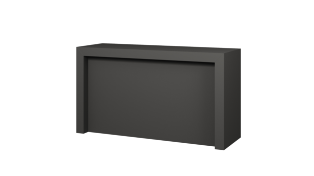 Toonbank Rebelor 180 cm - matzwart