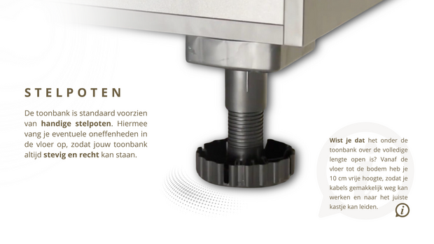 Toonbank Blox 65 cm - modulair