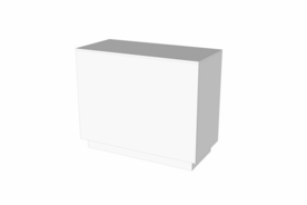 Toonbank SOLID 120 cm - wit