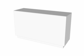 Toonbank SOLID 180 cm -  wit