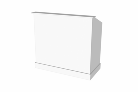 Toonbank BARR 130 cm - wit