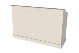 Toonbank BARR 190 cm - naturel