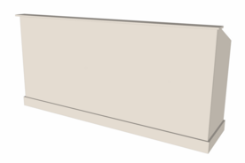 Toonbank BARR 250 cm - naturel