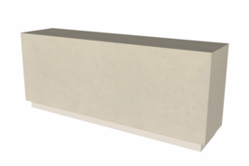 Toonbank Terrablock 240 cm - natuursteen