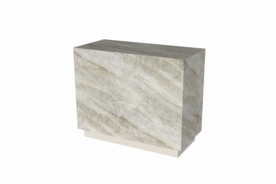 Toonbank Terrablock 120 cm - kwartsiet