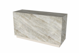 Toonbank Terrablock 180 cm - kwartsiet