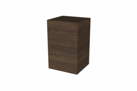 Toonbank Miniblock 65 cm - walnoot